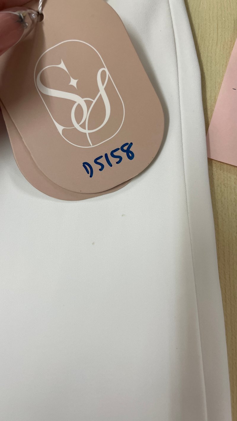 DEFECT | Chernise Co-ord Highwaist Pants in White ( Regular Length ) in S