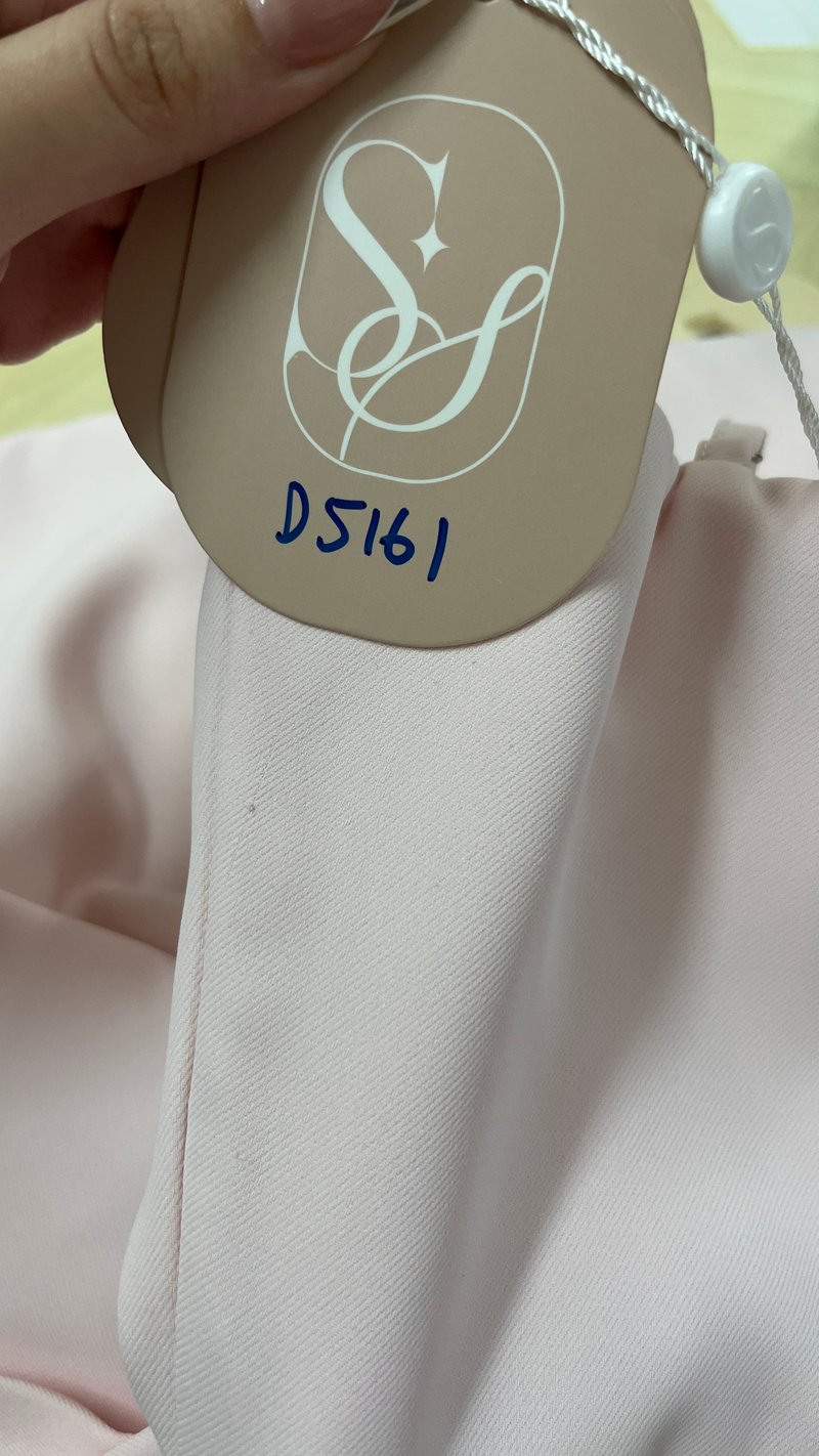 DEFECT| Prestine Pleat Midi Dress in Pastel Pink in XXS