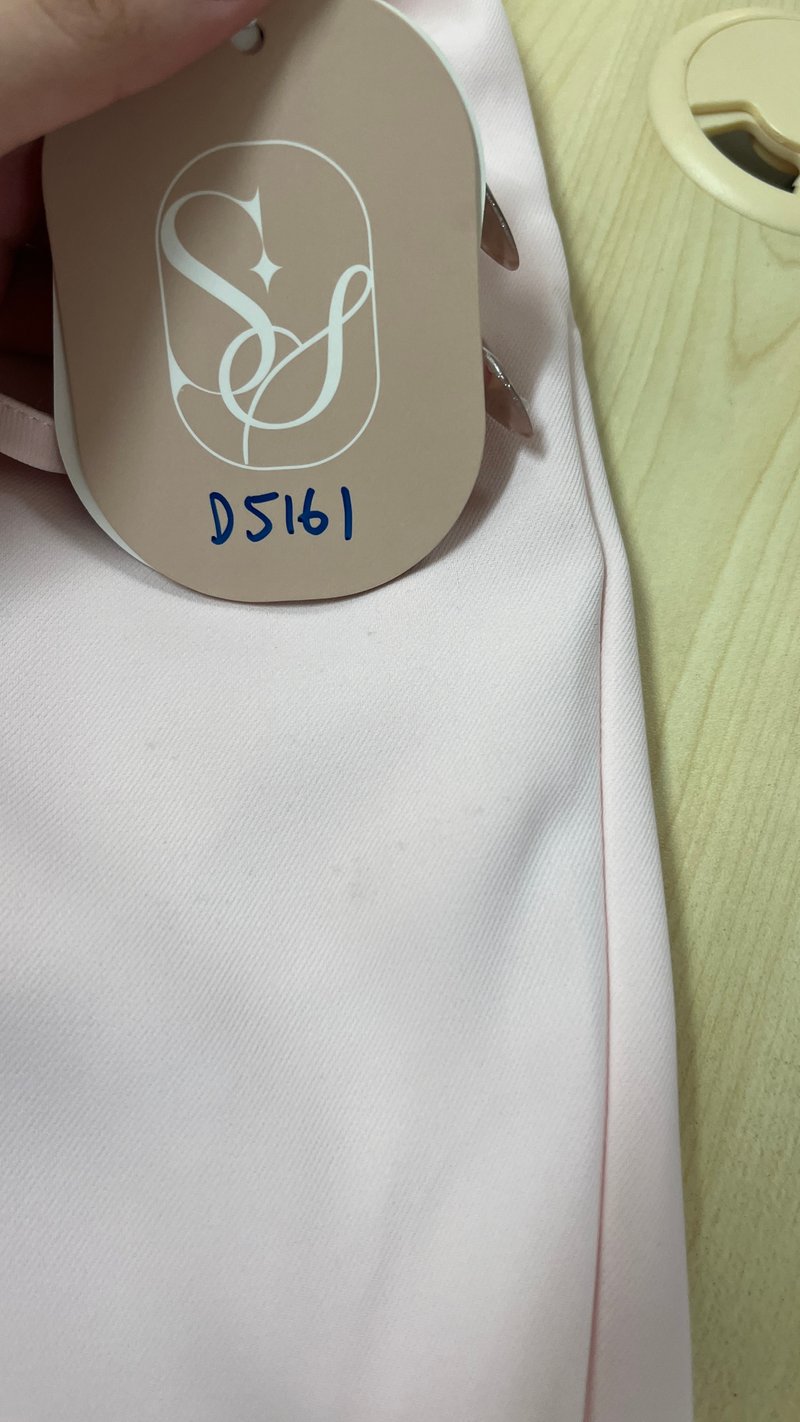 DEFECT| Prestine Pleat Midi Dress in Pastel Pink in XXS