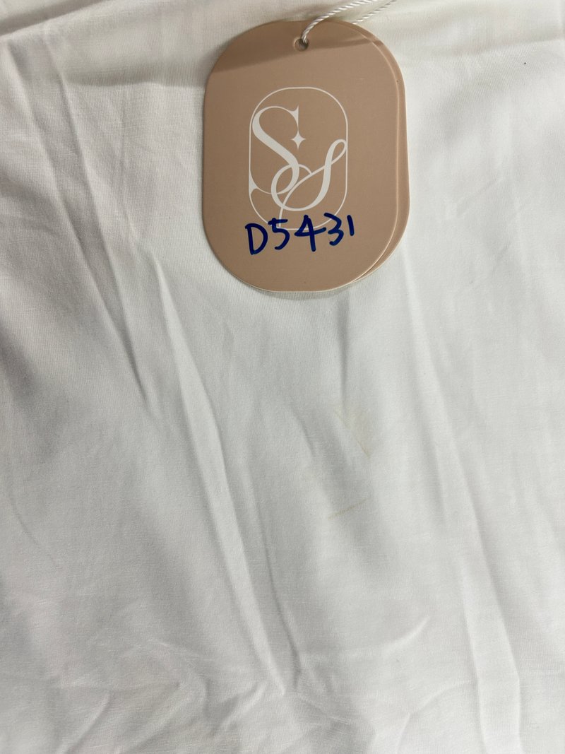 DEFECT | Darrie Drape Tank Dress in White in S