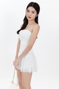 BACKORDER 6 | Marley Mesh Co-ord Set in White V2 BACKORDER 6 | Marley Mesh Co-ord Set in White V2