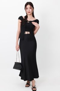 Clio Co-ord Set in Black ( Petite Length )