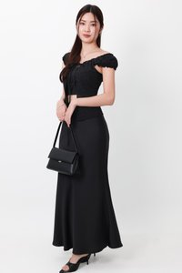 Clio Co-ord Set in Black ( Regular Length )