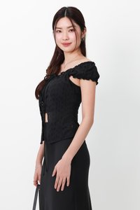 Clio Co-ord Set in Black ( Regular Length )