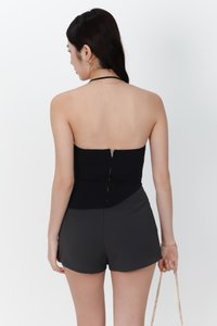 BACKORDER 2 | Taena Tie Strap Top in Black