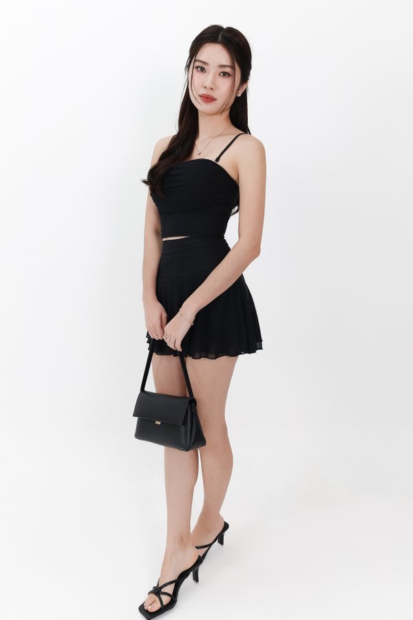 RESTOCKS 2 | Marley Mesh Co-ord Set in Black V2
