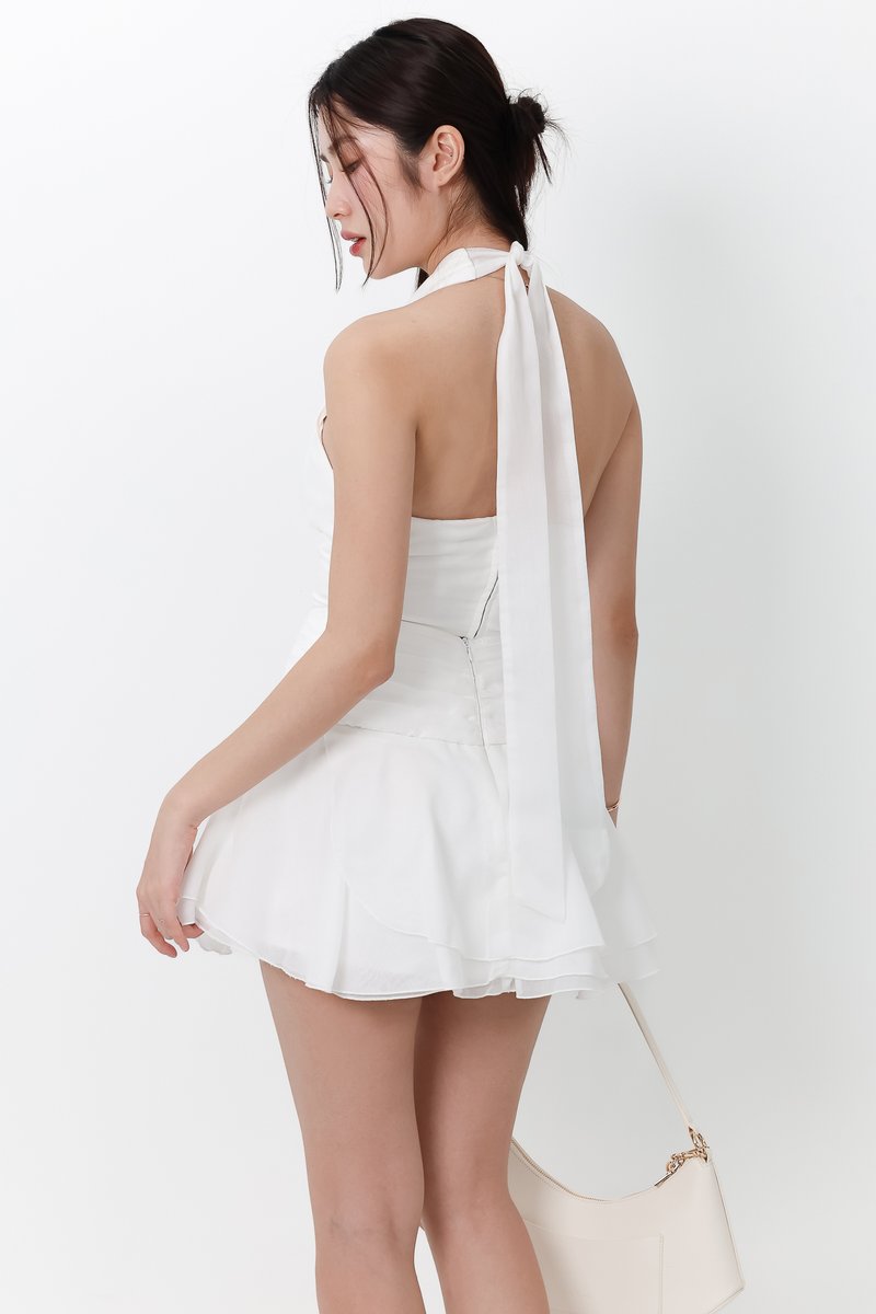 RESTOCKS | Ollie Organza Co-ord Set in White