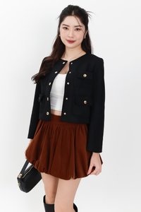 Saerin Suede Jacket in Black Saerin Suede Jacket in Black