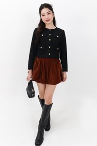 Saerin Suede Jacket in Black Saerin Suede Jacket in Black