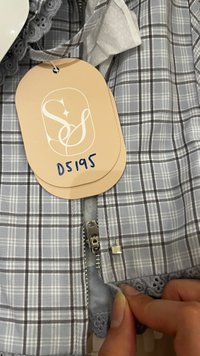 DEFECT | Piona Plaid Bustier Top in Blue Plaid in XS