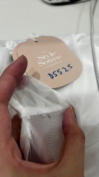 DEFECT | Miara Mesh Overlay Tee in White in M