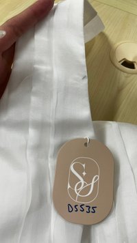 DEFECT | Ollie Organza Co-ord Top in White in L