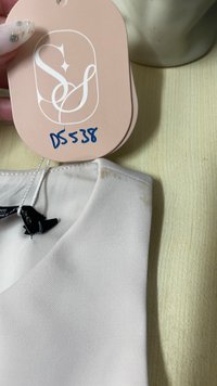 DEFECT | Clarie Co-ord Button Top in Greige in L DEFECT | Clarie Co-ord Button Top in Greige in L