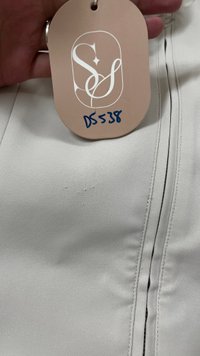 DEFECT | Clarie Co-ord Button Top in Greige in L DEFECT | Clarie Co-ord Button Top in Greige in L