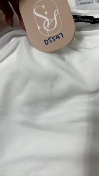 DEFECT | Mia Mesh Overlay Sleeved Top in White in S