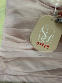 DEFECT | Candy Co-ord Mesh Bolero Tube Set in Light Pink in M