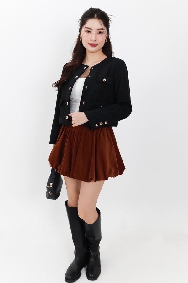 Saerin Suede Jacket in Black Saerin Suede Jacket in Black