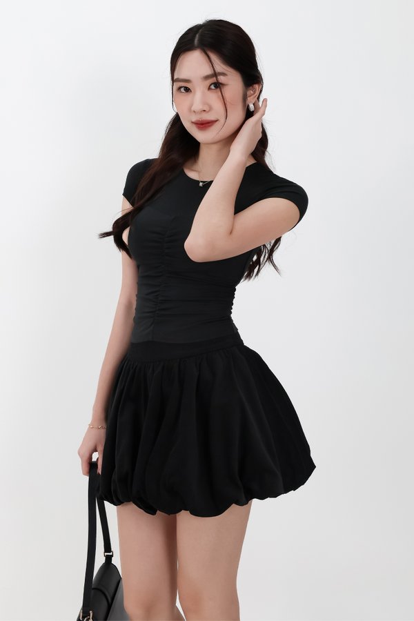 Harrie Half Sheer Tee in Black Harrie Half Sheer Tee in Black