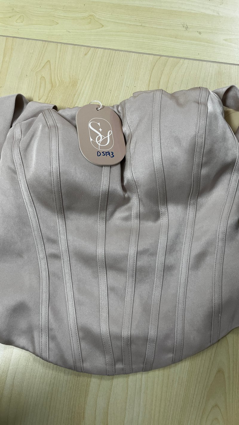 DEFECT | Charlie Co-ord 2-Way Top in Champagne Blush in XS