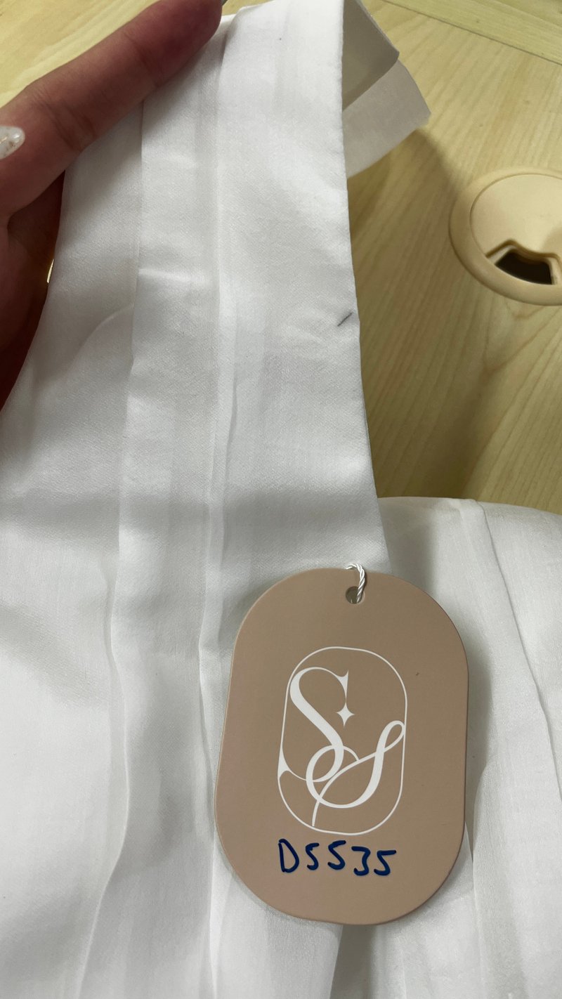 DEFECT | Ollie Organza Co-ord Top in White in L