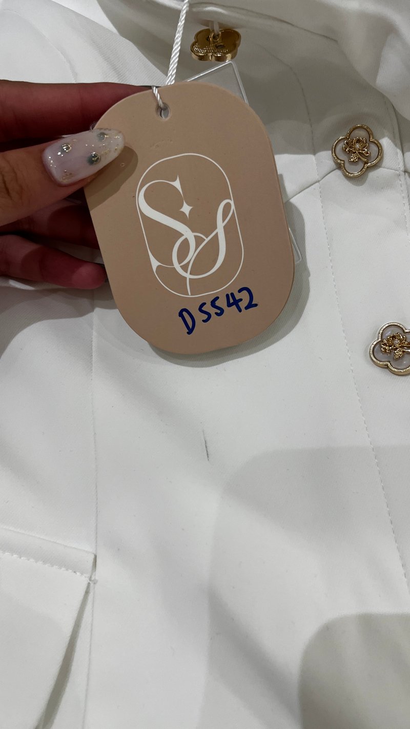 DEFECT | Cleef Co-ord Halter Top in White in XL DEFECT | Cleef Co-ord Halter Top in White in XL