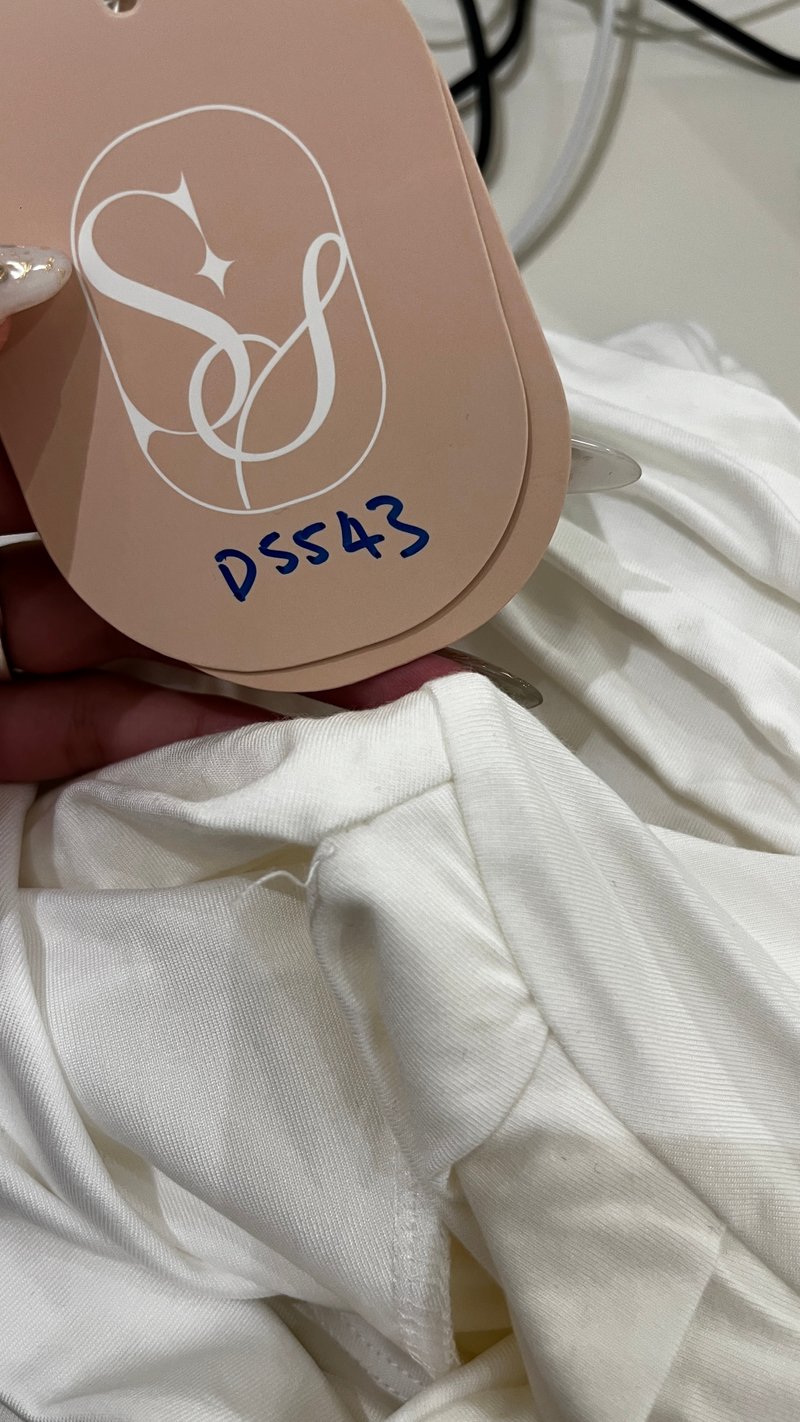 DEFECT | Ori One Shoulder Ruched Tee in White in XS DEFECT | Ori One Shoulder Ruched Tee in White in XS