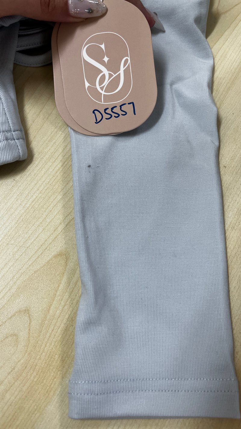 DEFECT | Leora Lace Offshoulder Top in Ice Blue in S