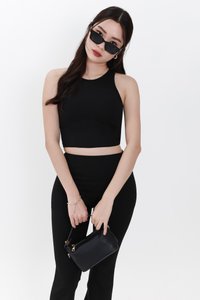 Annie Athleisure Co-ord Set in Black ( Regular Length )