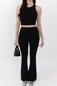 Annie Athleisure Co-ord Set in Black ( Regular Length )