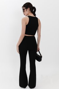 Annie Athleisure Co-ord Set in Black ( Regular Length )