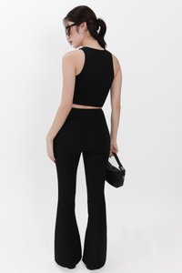 Annie Athleisure Co-ord Set in Black ( Regular Length )