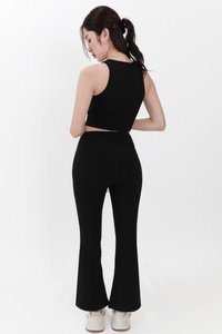 Annie Athleisure Co-ord Set in Black ( Petite Length )