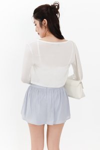 Chaeyi Cardigan Top Set in White