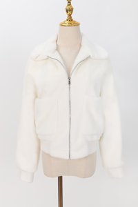 PREORDER | Ferra Furry Jacket in White