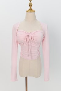 Bren Bolero Top Set in Light Pink