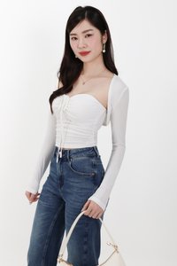 Bren Bolero Top Set in White