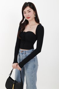 Bren Bolero Top Set in Black