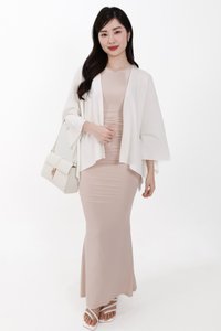 Kedy Knit Throwover in White