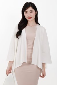 Kedy Knit Throwover in White