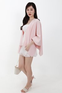 Kedy Knit Throwover in Pastel Pink