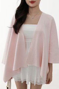 Kedy Knit Throwover in Pastel Pink
