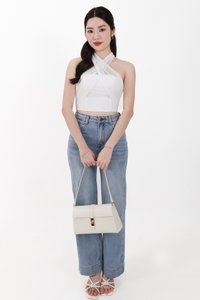 Merel Multi Way Mesh Top in White