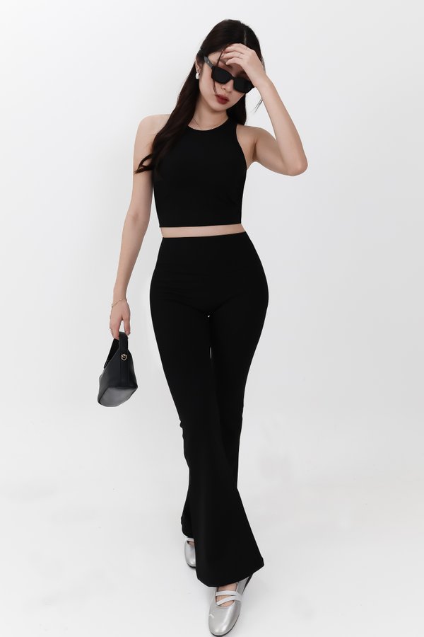 Annie Athleisure Co-ord Tank Top in Black