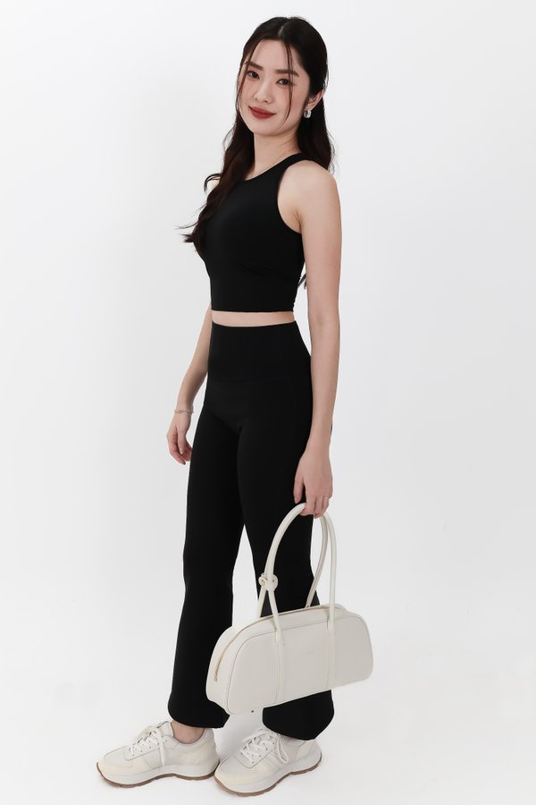Annie Athleisure Co-ord Set in Black ( Petite Length )
