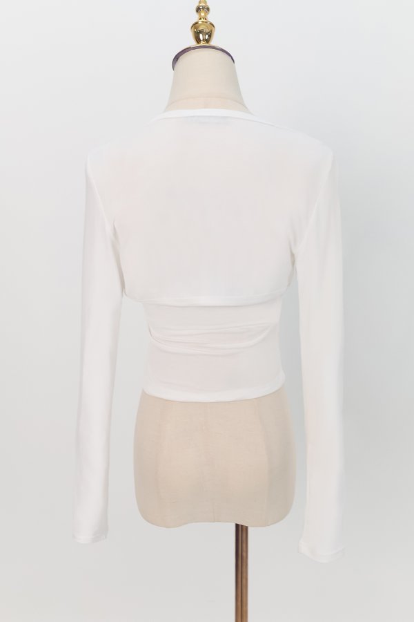 Bren Bolero Top Set in White