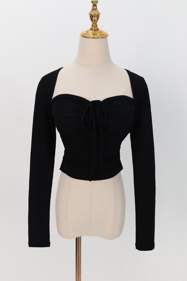 Bren Bolero Top Set in Black