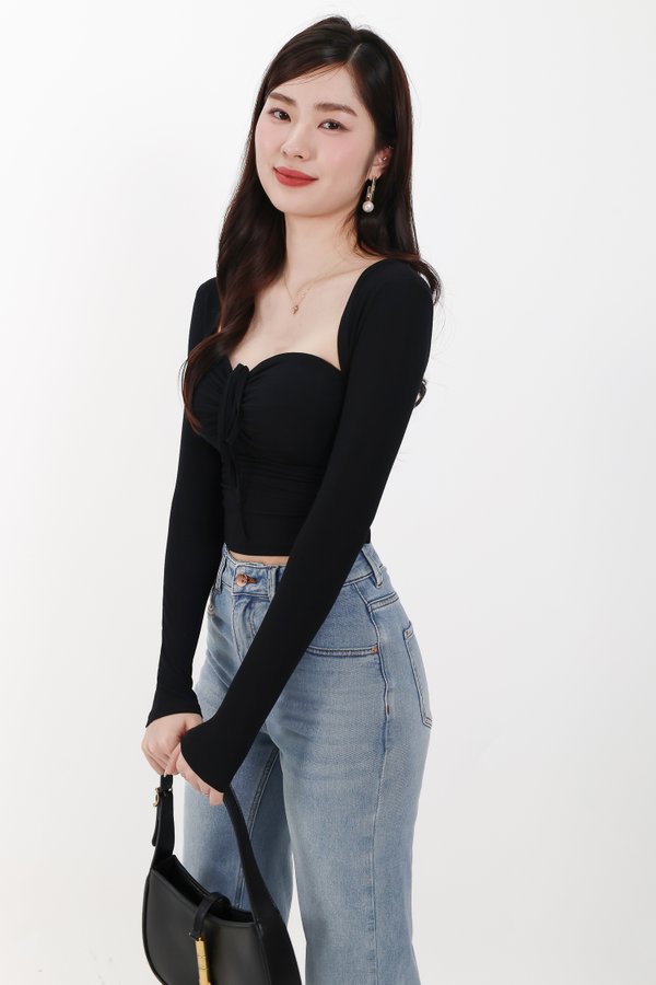 Bren Bolero Top Set in Black