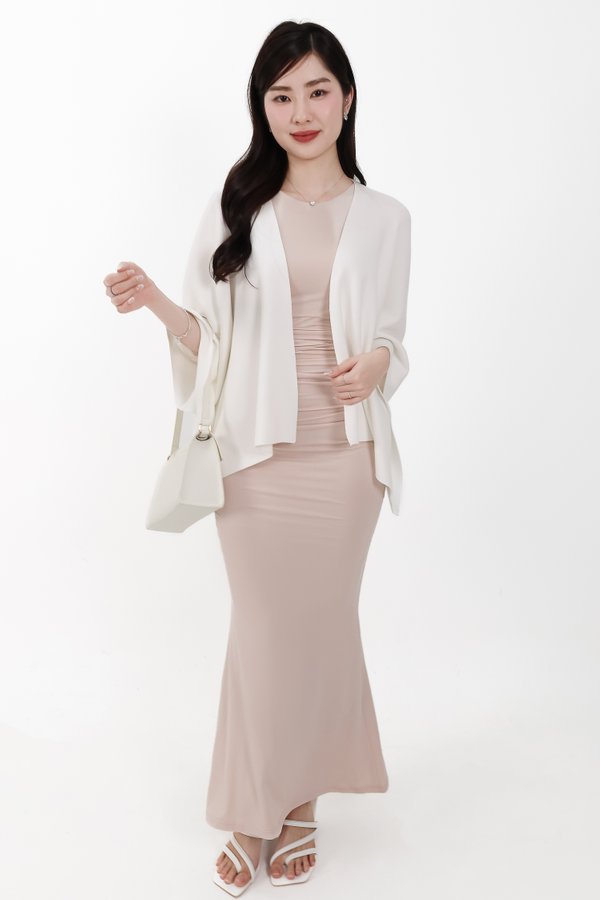 DEFECT | Kedy Knit Throwover in White in XXS/XS