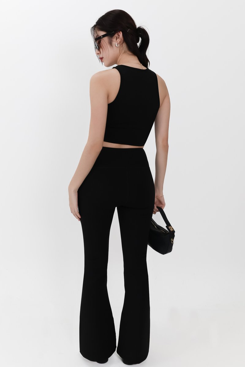 Annie Athleisure Co-ord Set in Black ( Regular Length )