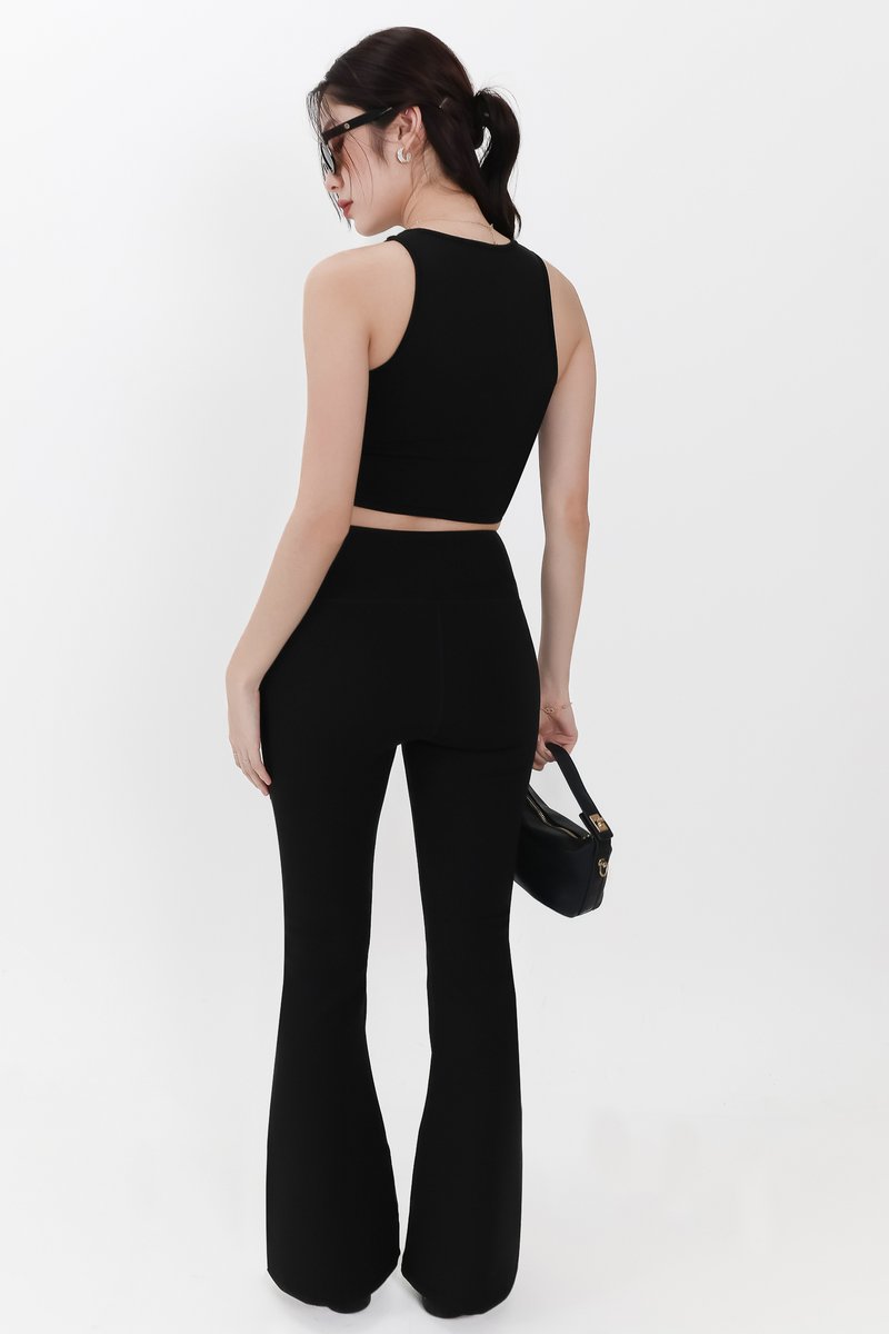 Annie Athleisure Co-ord Set in Black ( Regular Length )